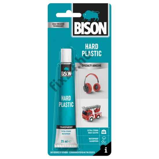 BISON átlátszó műanyagragasztó, 25ml