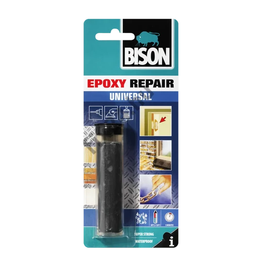 BISON kétkomponensű epoxy gyurmaragasztó, 56g