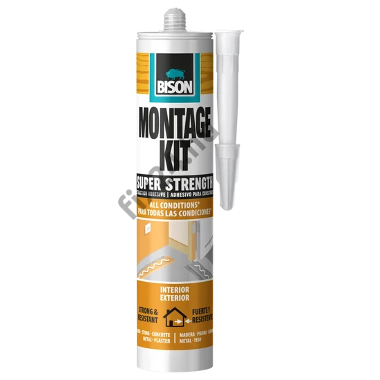 BISON Montage Kit szuper erős tömítő ragasztó, 350g