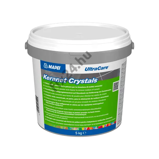 Ultracare Keranet Crystals póralakú savas tisztítószer sókivirágzás eltávolítására 20 kg
