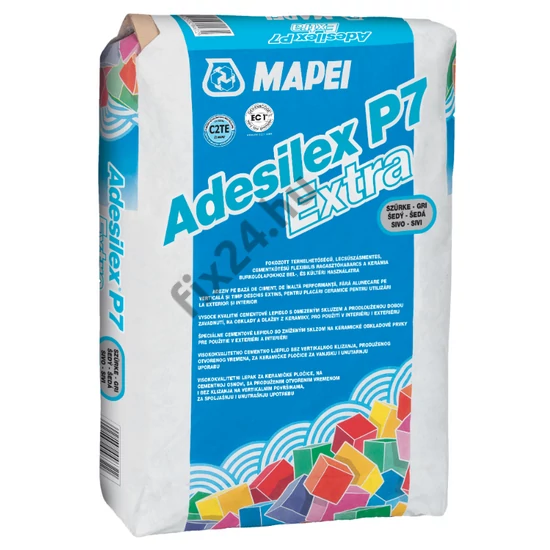 Adesilex P7 Extra 25kg flexibilis ragasztóhabarcs