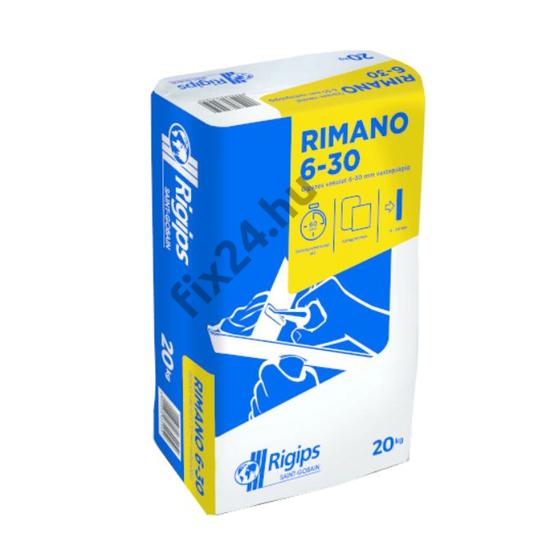 Rigips Rimano 6-30 gipszes vékonyvakolat 20kg/zsák