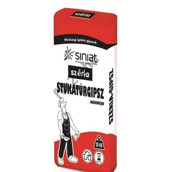 Széria Stukatúr gipsz 25kg/zsák