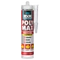 BISON Poly Max kristálytiszta tömítő, SM polymer ragasztó, 300g
