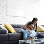 Kép 2/3 - BVF PG 600W Fehér üveg infrapanel