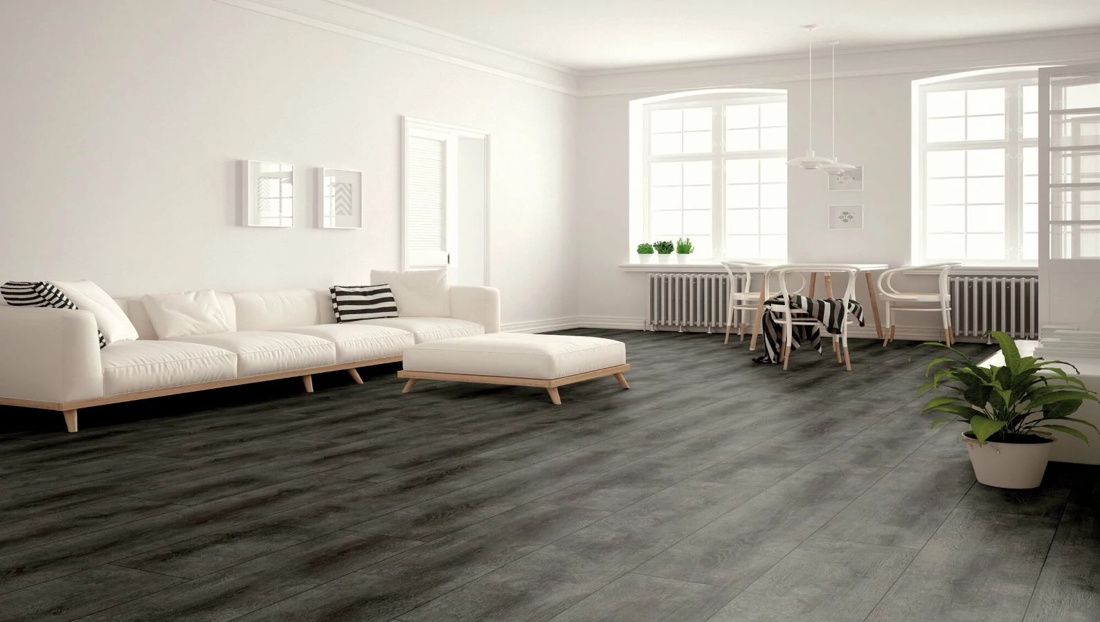 Swiss Krono Craft Oak Anthracite 4416 Laminált padló 2,020m2/doboz