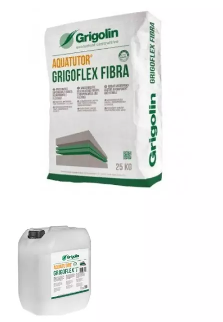Grigoflex Fibra két komponensű, szálerősítéses, rugalmas vízszigetelés -prémium termék