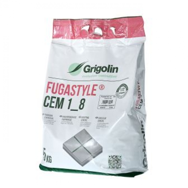 Fugastyle CEM 1_8  Cementbázisú Fuga / 00 Bianco ‐ WHITE -prémium termék