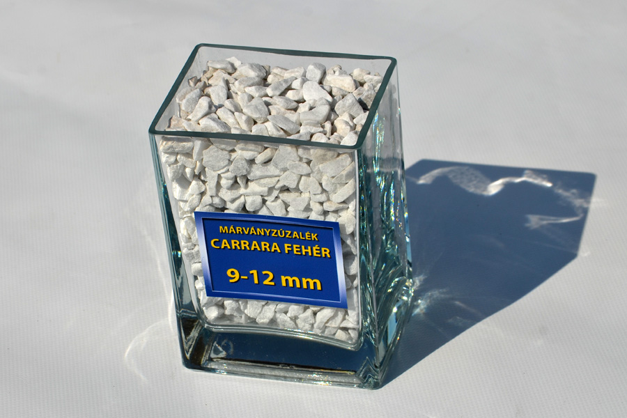 Scherf márványzúzalék carrarai fehér 9-12mm