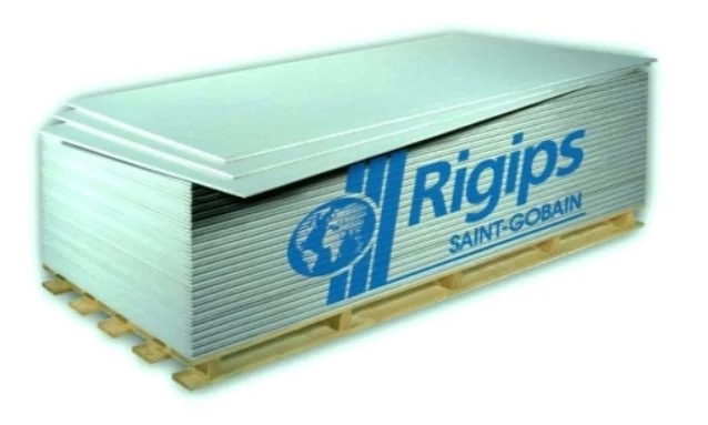 Rigips Impregnált gipszkarton tábla 12,5x1250x2000mm  H2  - raklapos kiszerelés (300m2 )