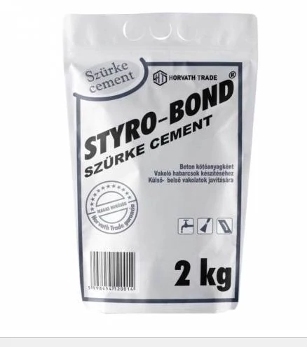 STYRO-BOND SZÜRKE CEMENT 2kg