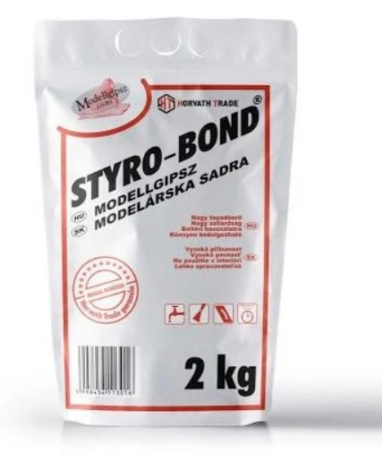 STYRO_BOND MODELLGIPSZ /PAPIRZACSKÓS/ 2kg