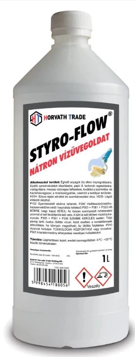 STYRO-FLOW VÍZÜVEG 1 liter