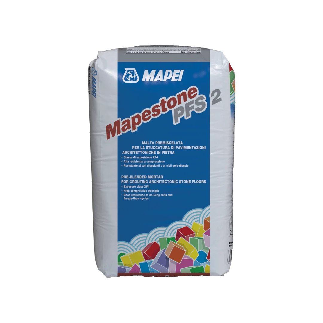 Mapestone  PFS 2 Stone grey előkevert só és fagyálló fugázóanyag kővekhez 25kg