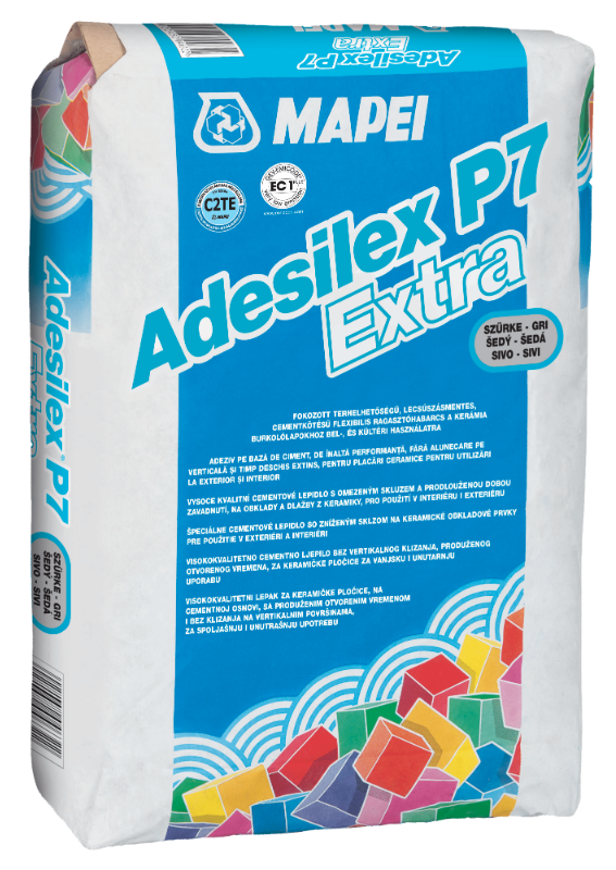 Adesilex P7 Extra 25kg flexibilis ragasztóhabarcs