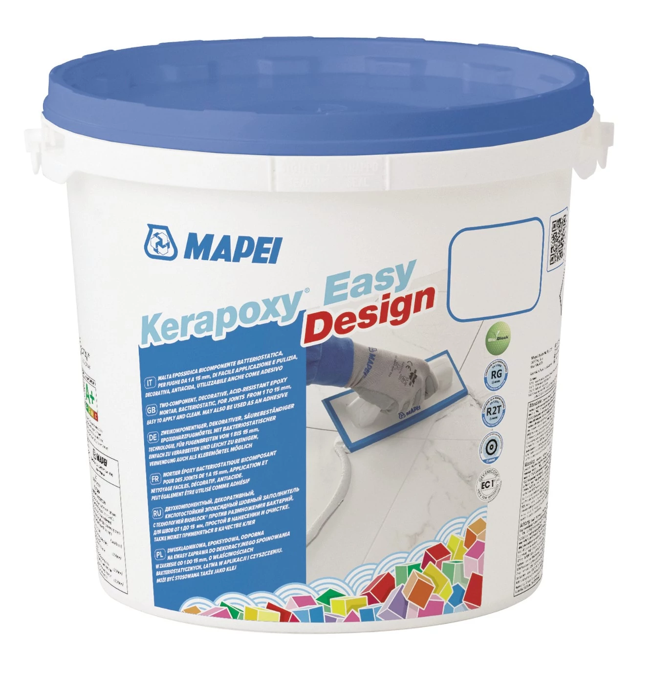 Kerapoxy Easy Design kétkomponensű epoxy fugaanyag 3kg jegesszürke (127)